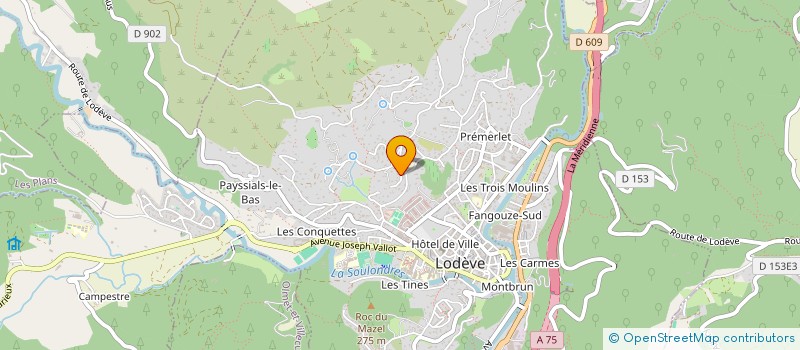 localisation de l'entreprise MADAME DEBORAH GAUTIN  LODEVE