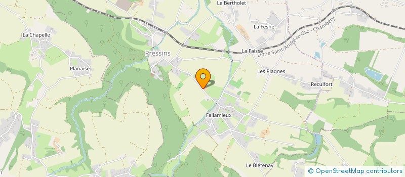 localisation de l'entreprise MADAME DEBORAH GAY  PRESSINS