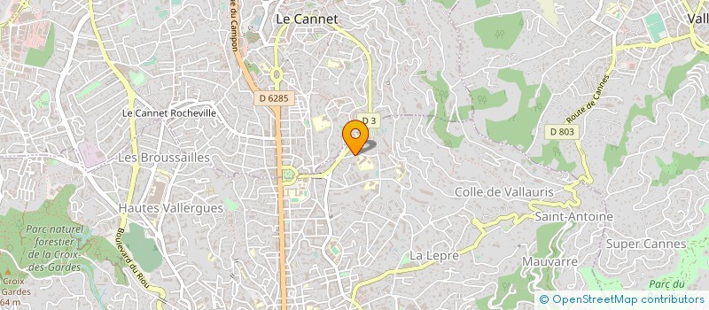 localisation de l'entreprise MADAME DEBORAH GERSON à CANNES