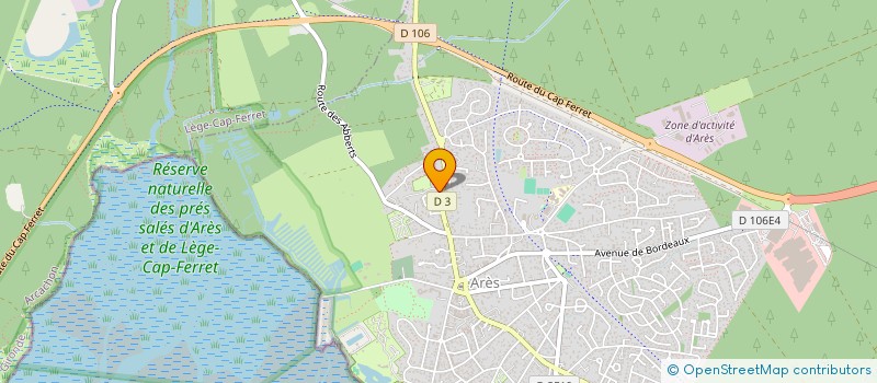 localisation de l'entreprise MADAME DEBORAH GILLET  ARES