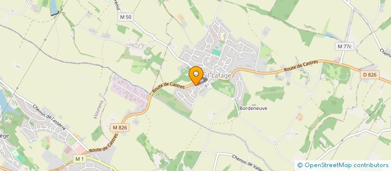 localisation de l'entreprise MADAME DEBORAH GIMENEZ  DREMIL-LAFAGE