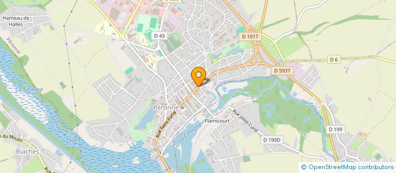 localisation de l'entreprise MADAME DEBORAH GONTHIER à PERONNE