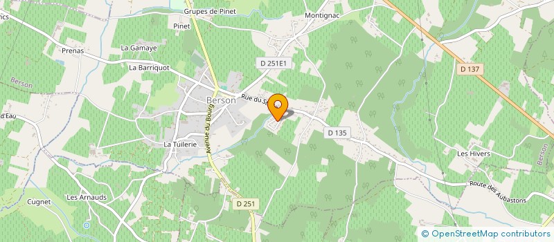 localisation de l'entreprise MADAME DEBORAH GOUGEON  BERSON