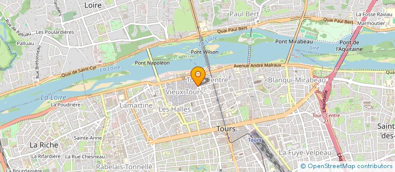 localisation de l'entreprise MADAME DEBORAH GRANDREMY  TOURS