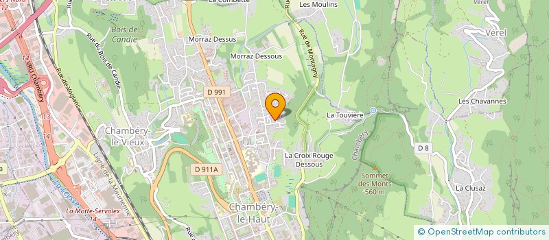 localisation de l'entreprise MADAME DEBORAH GRILLET à CHAMBERY