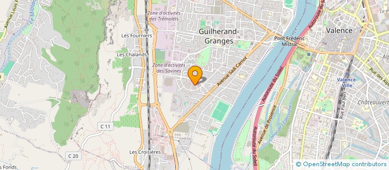 localisation de l'entreprise MADAME DEBORAH GROLLEAU  VALENCE