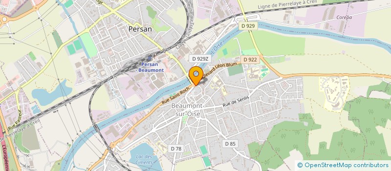 localisation de l'entreprise MADAME DEBORAH GUESSAB  BEAUMONT-SUR-OISE