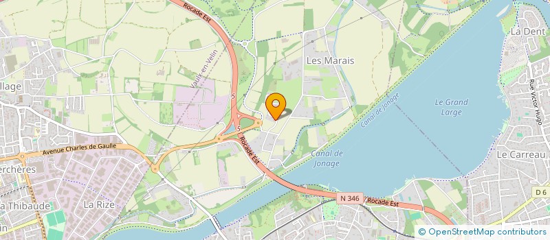 localisation de l'entreprise MADAME DEBORAH GUILLEMOTTE  DECINES-CHARPIEU