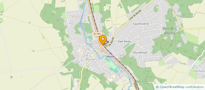 localisation de l'entreprise MADAME DEBORAH HANSEN  MAULE