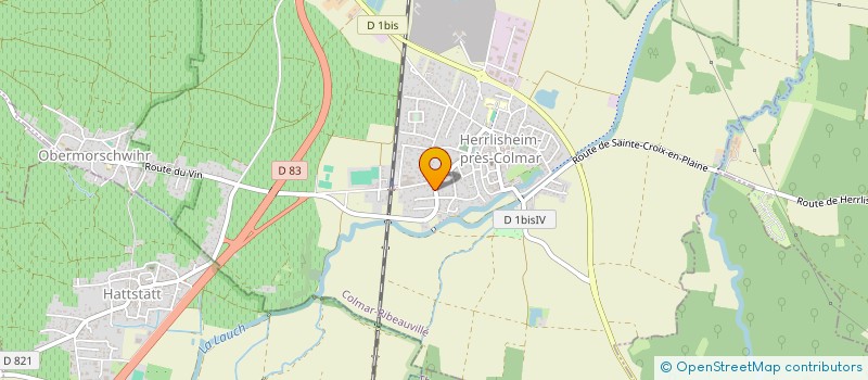 localisation de l'entreprise MADAME DEBORAH HEIMBURGER  HERRLISHEIM-PRES-COLMAR