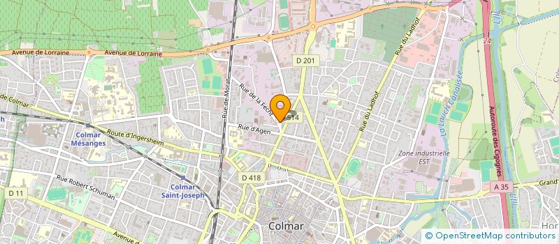 localisation de l'entreprise MADAME DEBORAH HILDWEIN  COLMAR