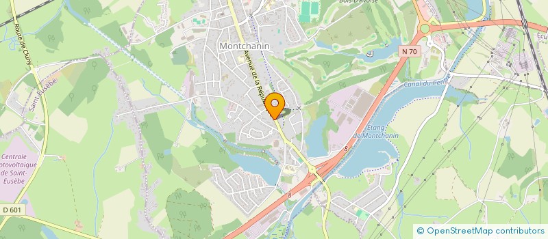 localisation de l'entreprise MADAME DEBORAH HUET  MONTCHANIN