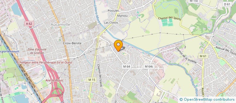 localisation de l'entreprise MADAME DEBORAH JERNIVAL  LAUNAGUET