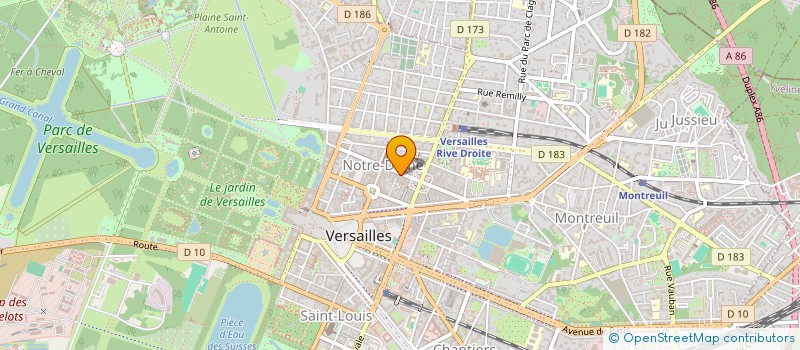 localisation de l'entreprise MADAME DEBORAH JONES à VERSAILLES