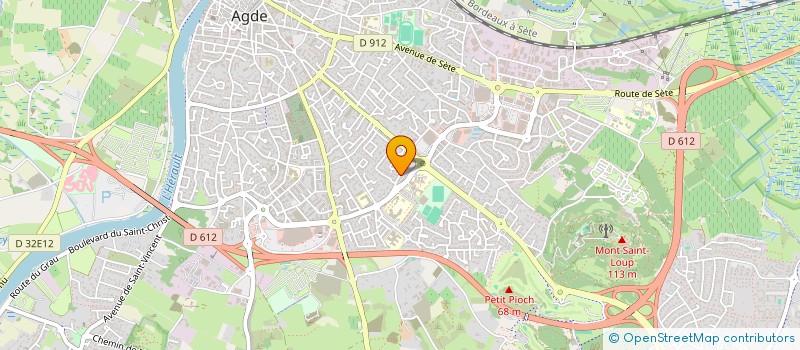 localisation de l'entreprise MADAME DEBORAH JOYCE  AGDE