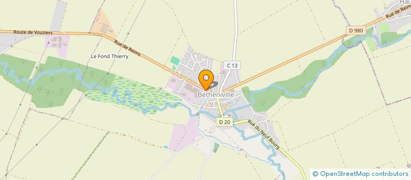 localisation de l'entreprise MADAME DEBORAH JUROVITCH  BETHENIVILLE