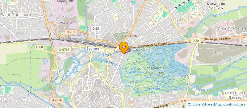 localisation de l'entreprise MADAME DEBORAH KASPRZAK  BOURGES