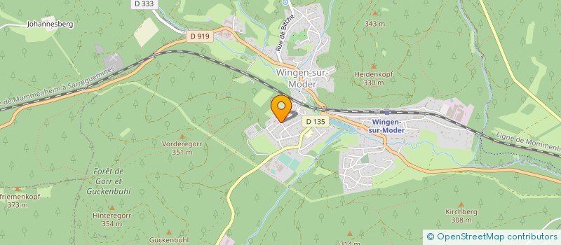 localisation de l'entreprise MADAME DEBORAH KAUFFMANN  WINGEN-SUR-MODER