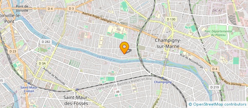localisation de l'entreprise MADAME DEBORAH KENGA à CHAMPIGNY-SUR-MARNE