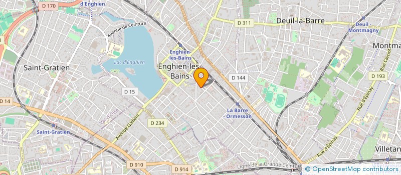 localisation de l'entreprise MADAME DEBORAH KHELIFI à ENGHIEN-LES-BAINS