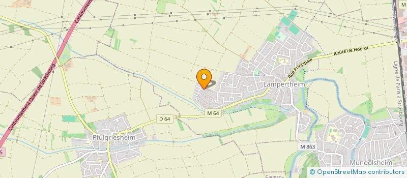 localisation de l'entreprise MADAME DEBORAH KLEIN  LAMPERTHEIM