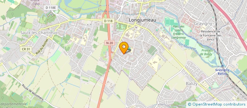 localisation de l'entreprise MADAME DEBORAH KOFFI KAN à LONGJUMEAU