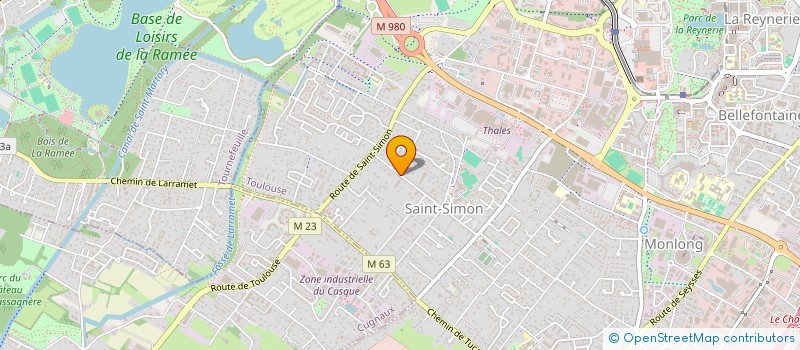 localisation de l'entreprise MADAME DEBORAH LACOMBE à TOULOUSE