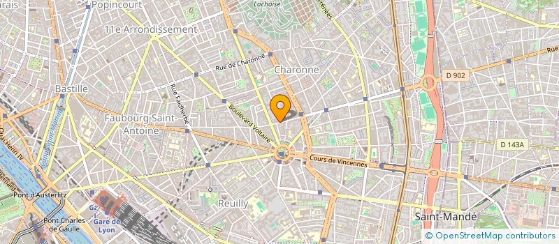 localisation de l'entreprise MADAME DEBORAH LALOUCHE  PARIS 11