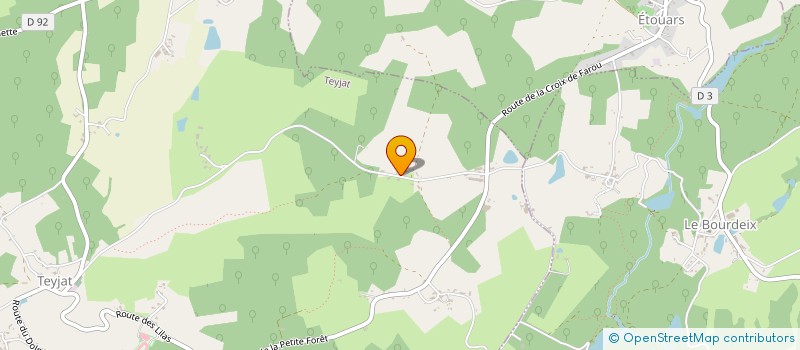 localisation de l'entreprise MADAME DEBORAH LAMONNERIE  SAINT-PARDOUX-LA-RIVIERE