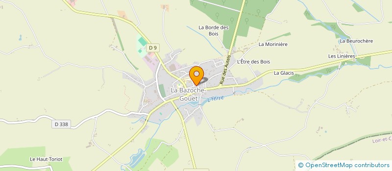 localisation de l'entreprise MADAME DEBORAH LANDIER à LA BAZOCHE-GOUET