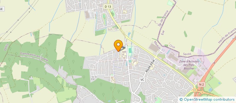 localisation de l'entreprise MADAME DEBORAH LARCHER  DAMMARTIN-EN-GOELE