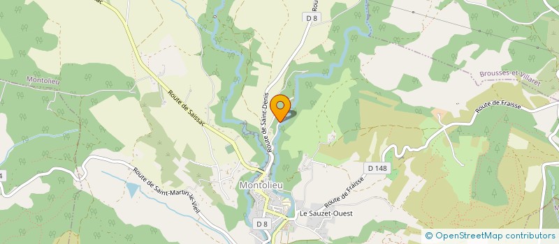 localisation de l'entreprise MADAME DEBORAH LATOUR  MONTOLIEU