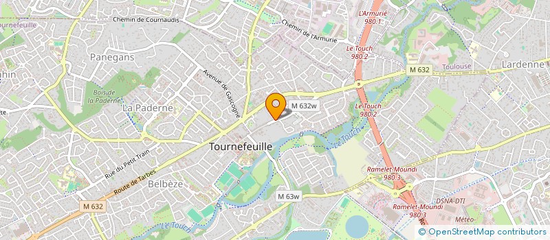 localisation de l'entreprise MADAME DEBORAH LAUGERE  TOURNEFEUILLE