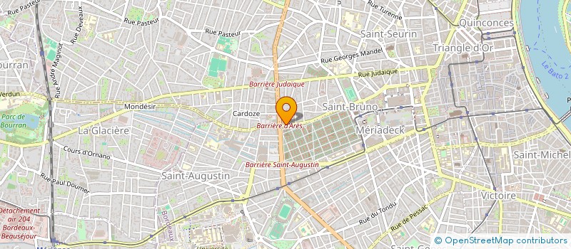 localisation de l'entreprise MADAME DEBORAH LE BOT  BORDEAUX