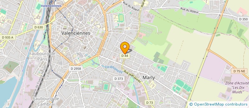 localisation de l'entreprise MADAME DEBORAH LECLERCQ à VALENCIENNES