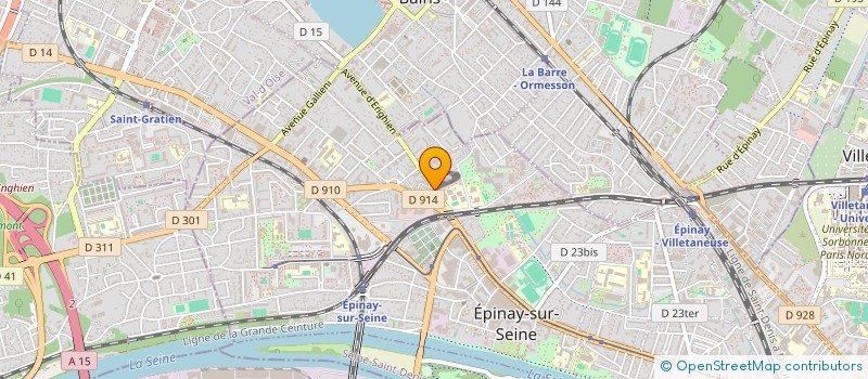 localisation de l'entreprise MADAME DEBORAH LEDAGUENEL à EPINAY-SUR-SEINE