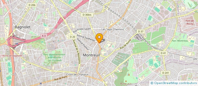 localisation de l'entreprise MADAME DEBORAH LENSI à MONTREUIL