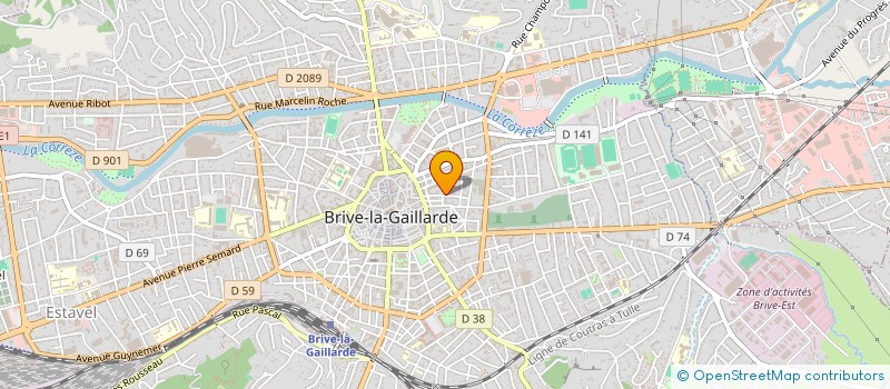 localisation de l'entreprise MADAME DEBORAH LOUVRIERE  BRIVE-LA-GAILLARDE