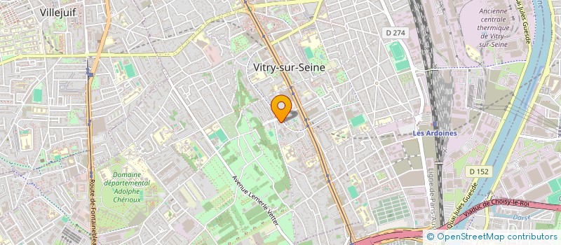 localisation de l'entreprise MADAME DEBORAH LUKUMUENA à VITRY-SUR-SEINE