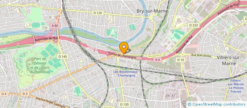 localisation de l'entreprise MADAME DEBORAH LUMPINI NDOTONI  CHAMPIGNY-SUR-MARNE