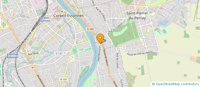 localisation de l'entreprise MADAME DEBORAH LUTETE à SAINTRY-SUR-SEINE