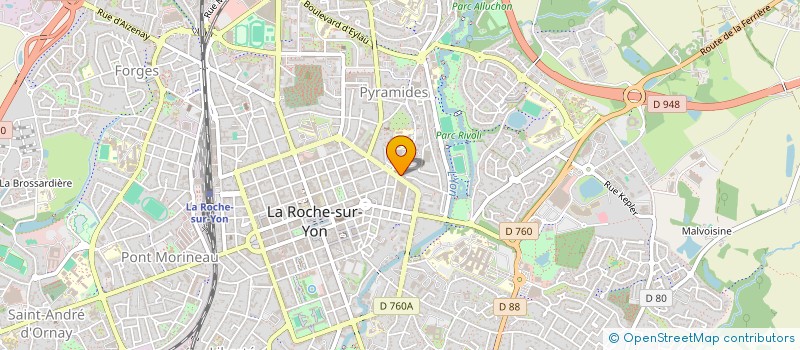 localisation de l'entreprise MADAME DEBORAH MACOUIN  LA ROCHE-SUR-YON