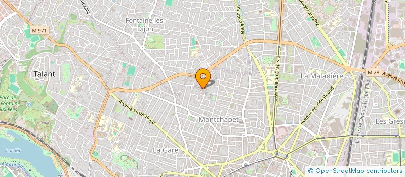 localisation de l'entreprise MADAME DEBORAH MAGNIN  DIJON