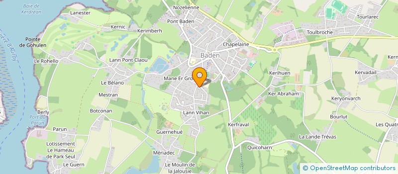 localisation de l'entreprise MADAME DEBORAH MAHE  BADEN