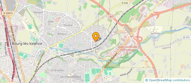 localisation de l'entreprise MADAME DEBORAH MALLET à BOURG-LES-VALENCE