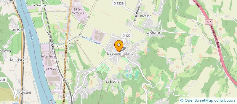 localisation de l'entreprise MADAME DEBORAH MALOUEMA  BEAUSEMBLANT