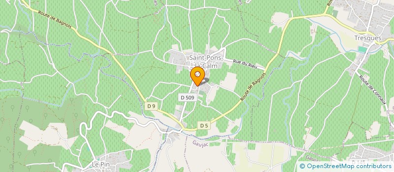 localisation de l'entreprise MADAME DEBORAH MAMINE  SAINT-PONS-LA-CALM