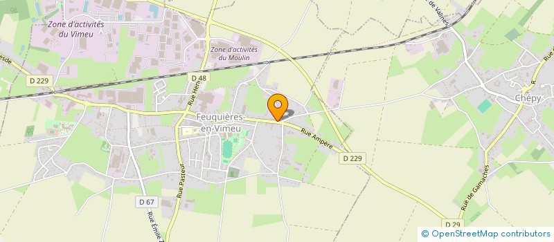 localisation de l'entreprise MADAME DEBORAH MANOUVRIER  FEUQUIERES-EN-VIMEU