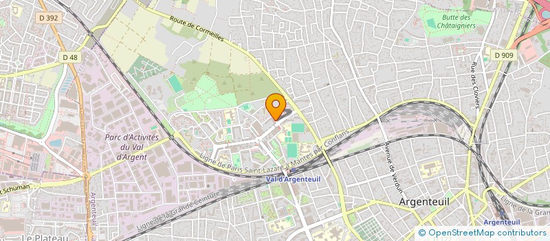 localisation de l'entreprise MADAME DEBORAH MANYANGE  ARGENTEUIL