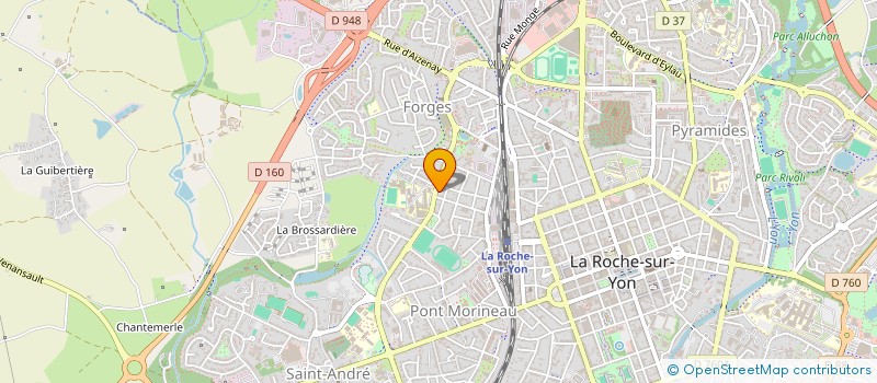 localisation de l'entreprise MADAME DEBORAH MARCHAND à LA ROCHE-SUR-YON